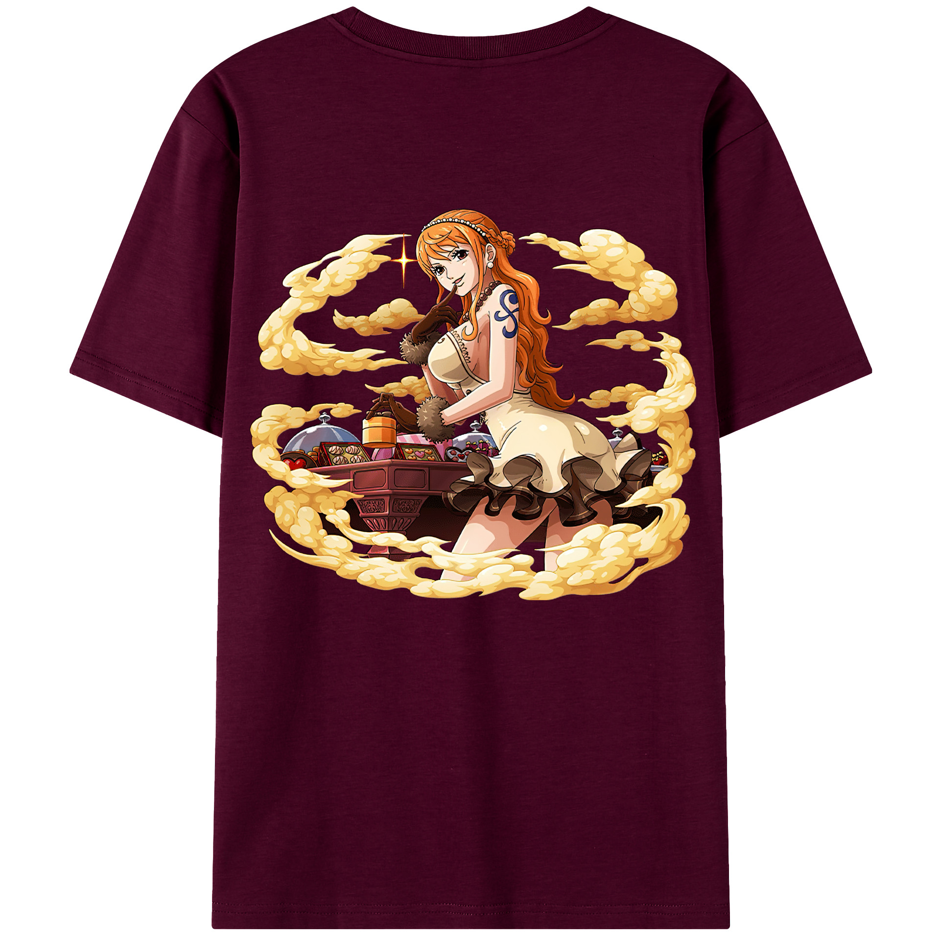（画像用） ワンピース ナミ ONE PIECE Nami レディース半袖Tシャツ(バックプリント)